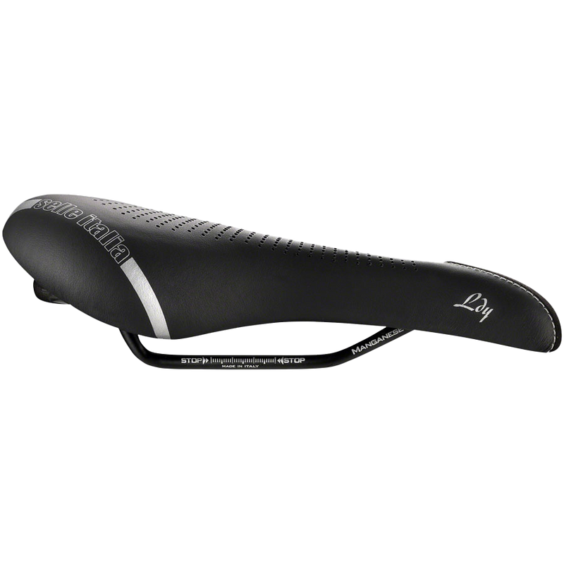 Women's Lady Gel Saddle - Manganese Black S2, Selle Italia Women's Lady Gel Saddle - Manganese Black S2 side