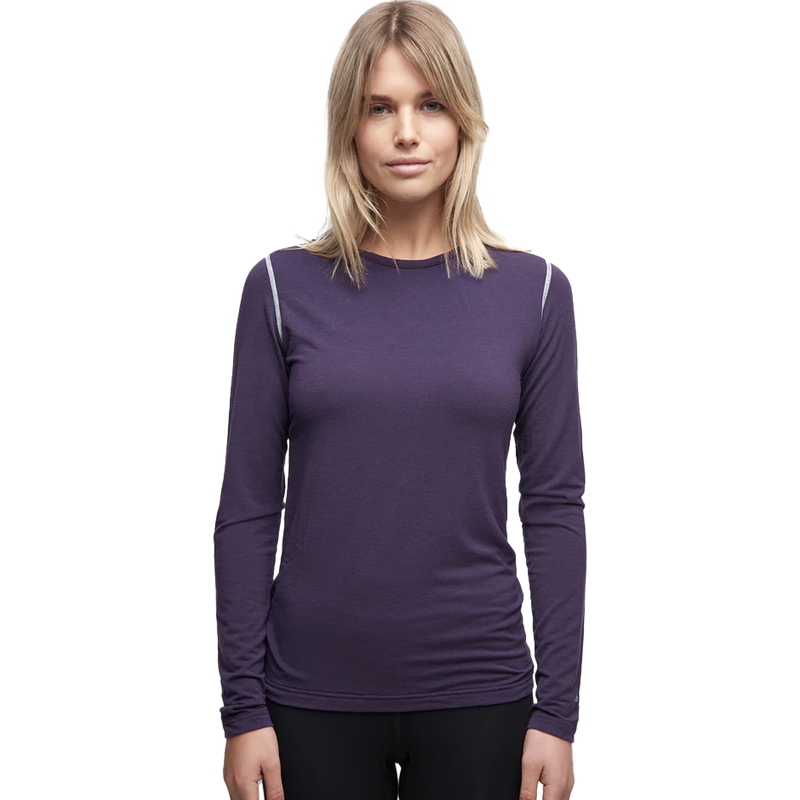 Le Bent Women's Glacier Lightweight Crew in Nightshade