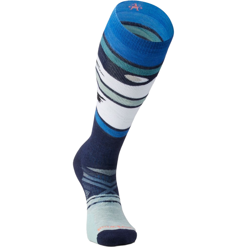 Ski Full Cushion Midnight Pattern Over The Calf Socks, Smartwool Ski Full Cushion Midnight Pattern Over The Calf Socks toe