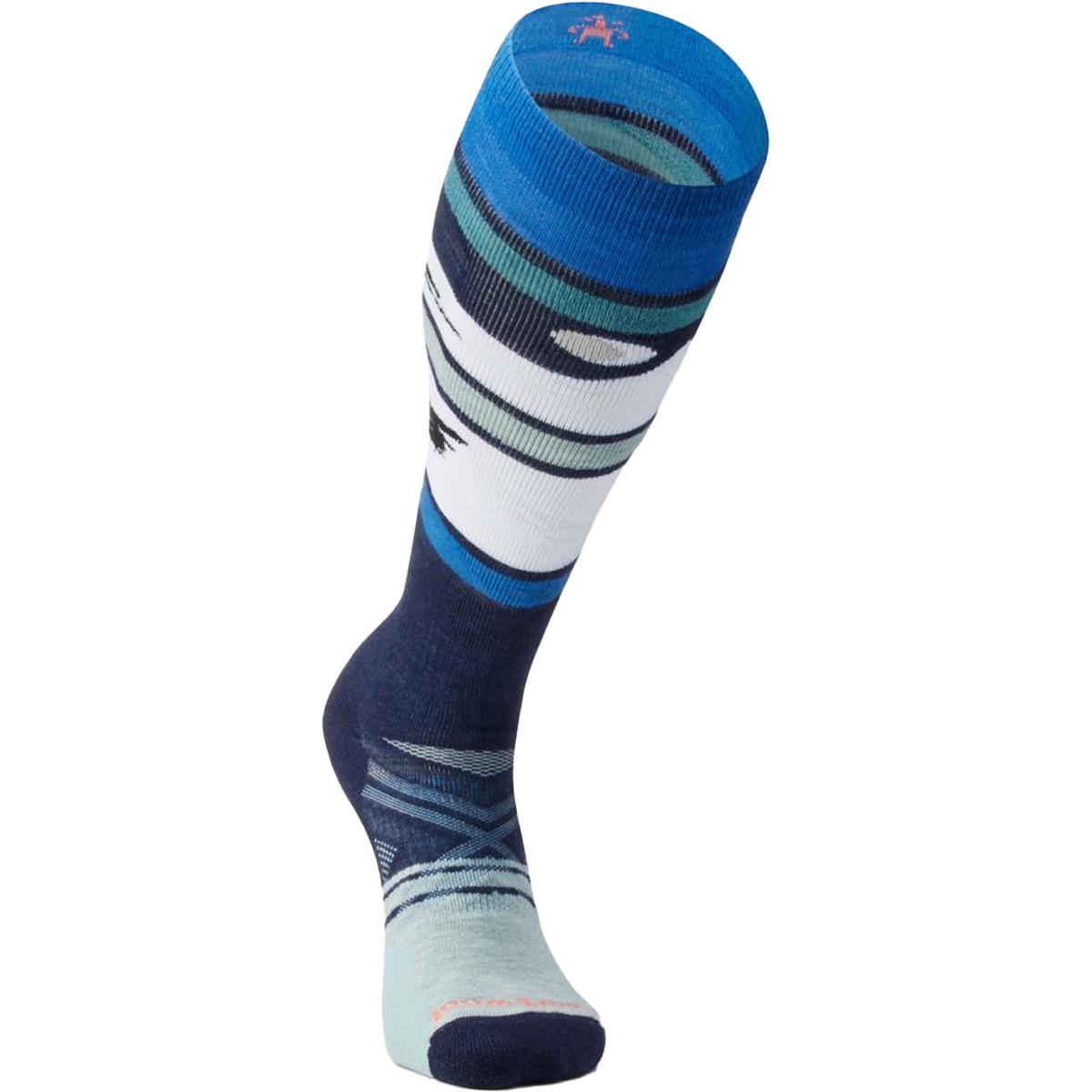 Ski Full Cushion Midnight Pattern Over The Calf Socks alternate view