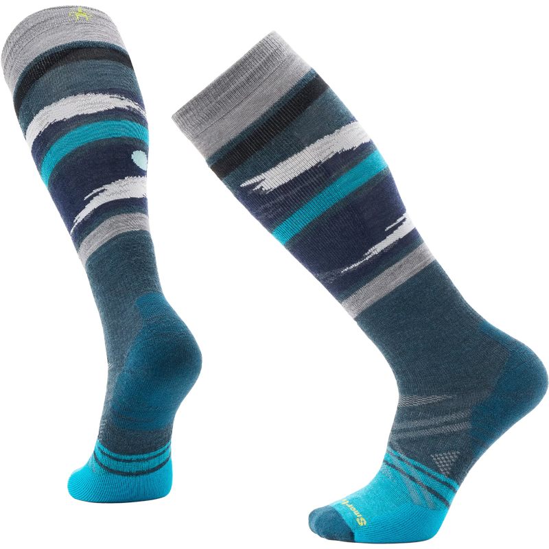 Ski Full Cushion Midnight Pattern Over The Calf Socks, Featured Image