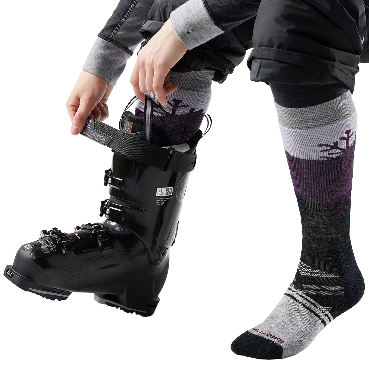 Women's Ski Full Cushion Snowpocalypse OTC Socks alternate view