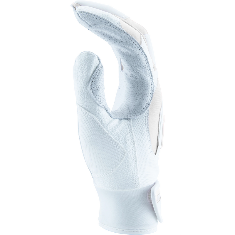 Youth Signature Batting Glove V4, Marucci Sports Youth Signature Batting Glove V4 in White thumb