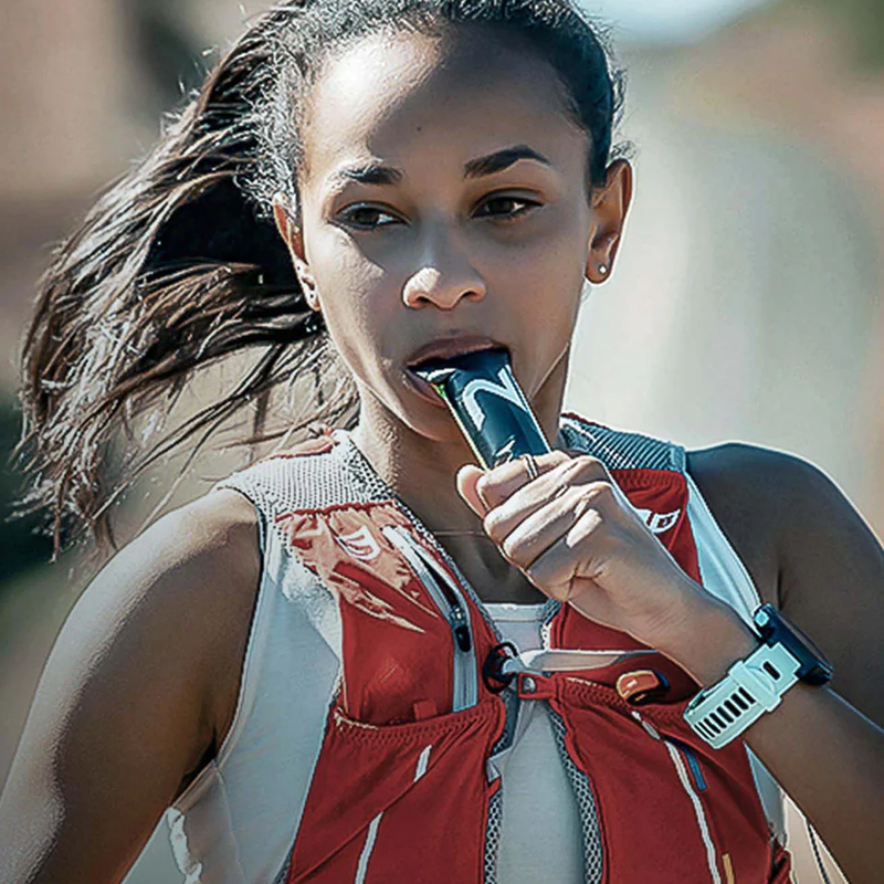 C30+ Energy Gel, Neversecond C30+ Energy Gel in hand