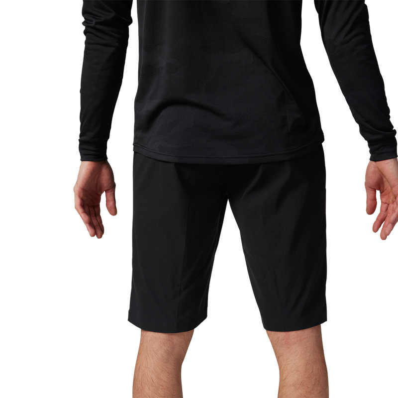 Men's Ranger Short with Liner, Fox Head Men's Ranger Short with Liner in Black back