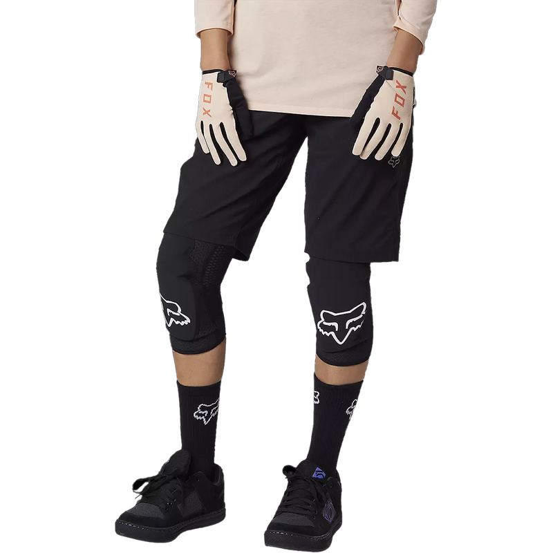 Women's Ranger Short with Liner, Fox Head Women's Ranger Short with Liner in Black front