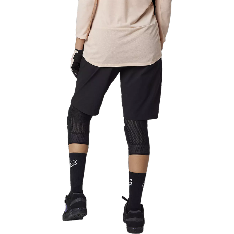 Women's Ranger Short with Liner, Fox Head Women's Ranger Short with Liner in Black back