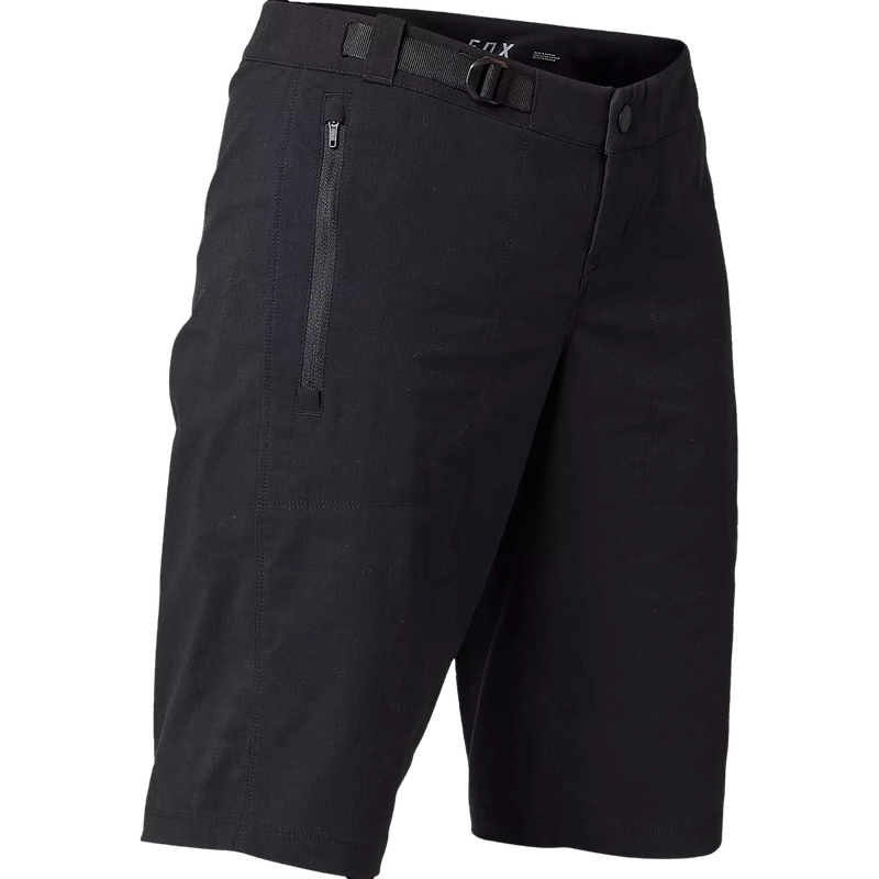 Women's Ranger Short with Liner, Fox Head Women's Ranger Short with Liner in Black front right