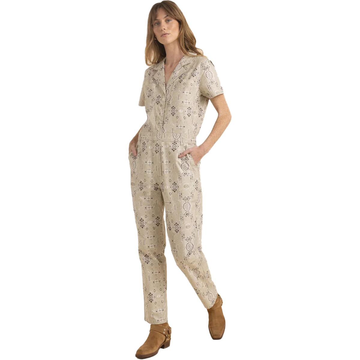 Women's Layover Short Sleeve Jumpsuit alternate view