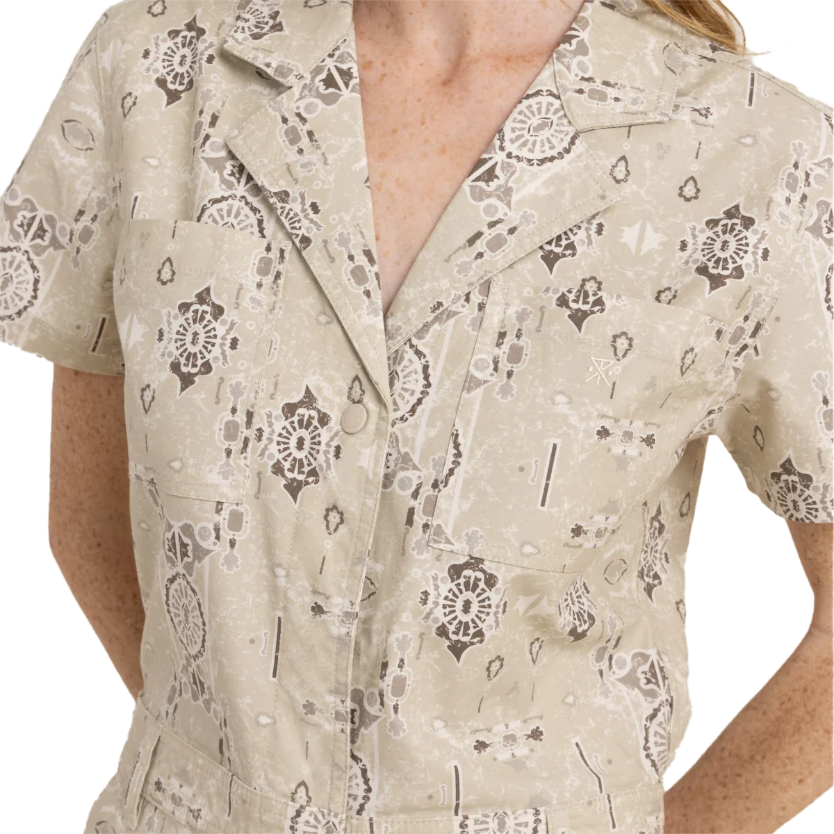 Women's Layover Short Sleeve Jumpsuit alternate view