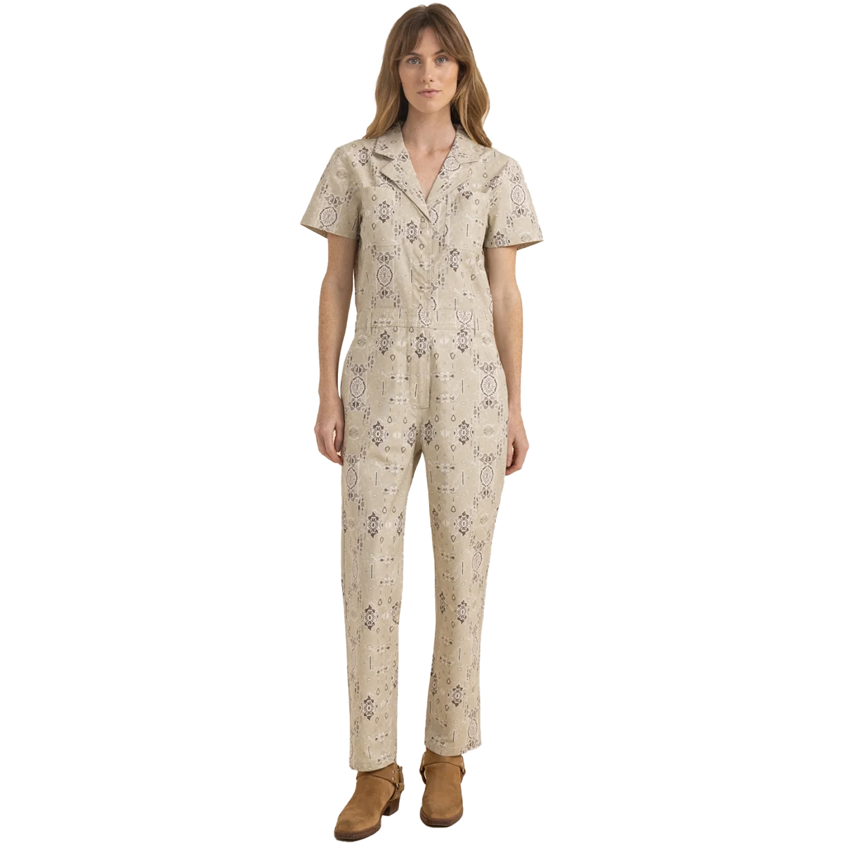 Women's Layover Short Sleeve Jumpsuit alternate view