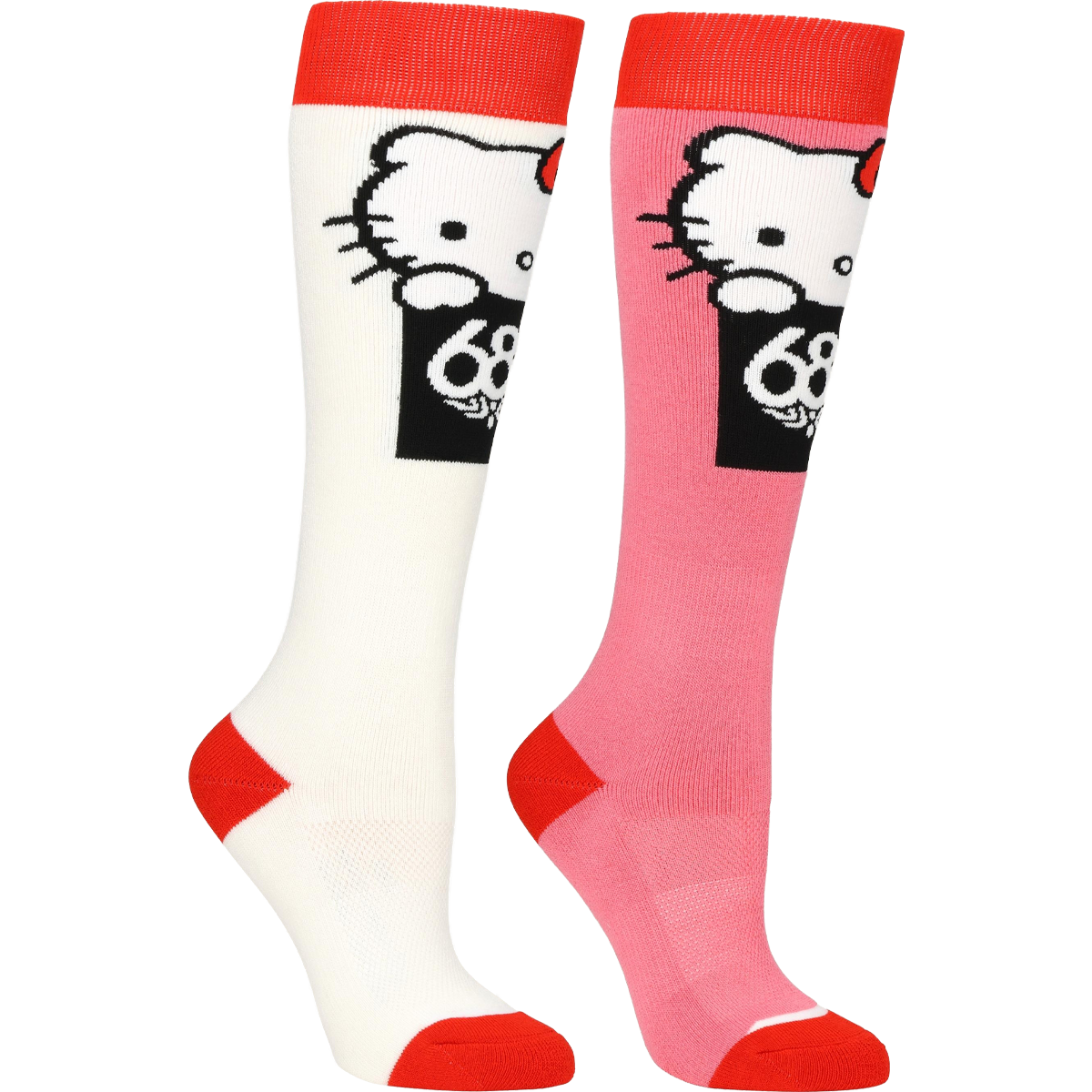 Chaussettes Hello Kitty 3D – Sublimation – Taille 6-13 – Neuves Avec étiquettes