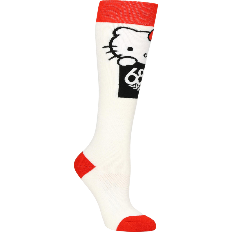 Women's Hello Kitty Sock (2-pack), 686 Women's Hello Kitty Sock (2-pack) hello kitty white