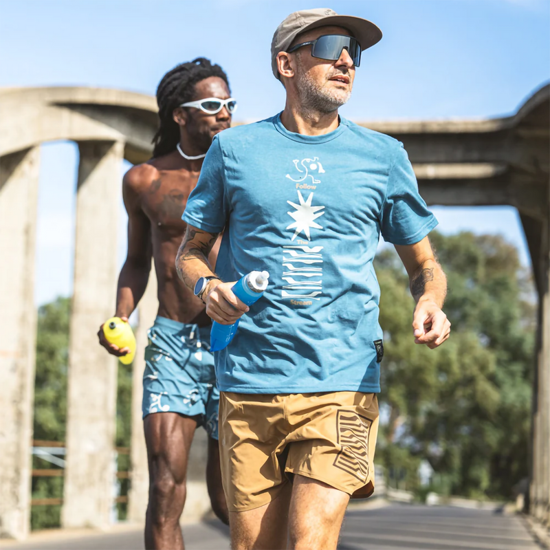 Men's Mathis Core Short Sleeve, Roark Men's Mathis Core Short Sleeve in Costa action