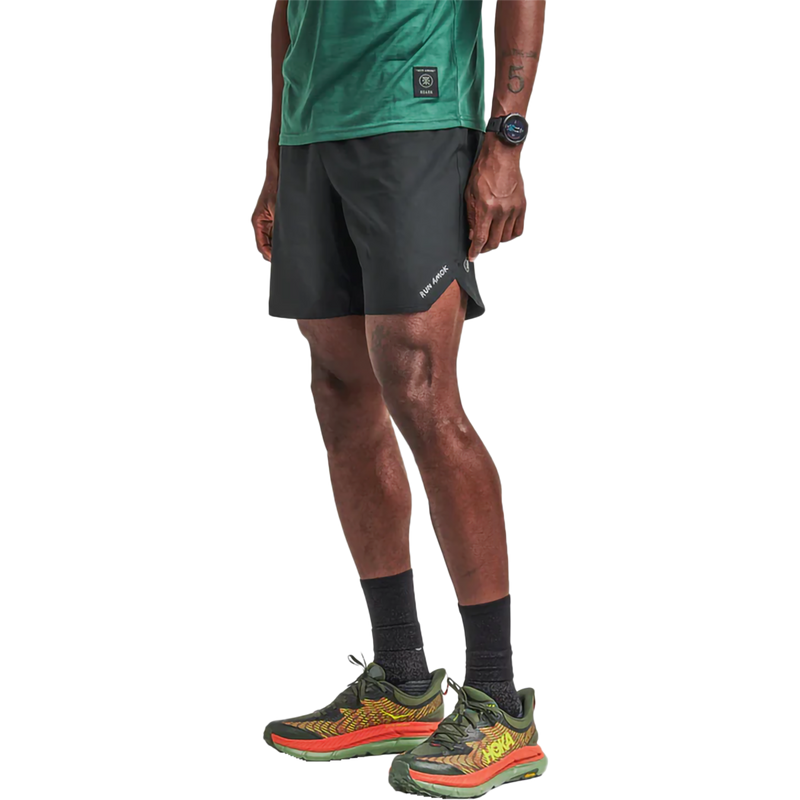 Men's Baja 7" Short, Roark Men's Baja 7" Short in Black front left