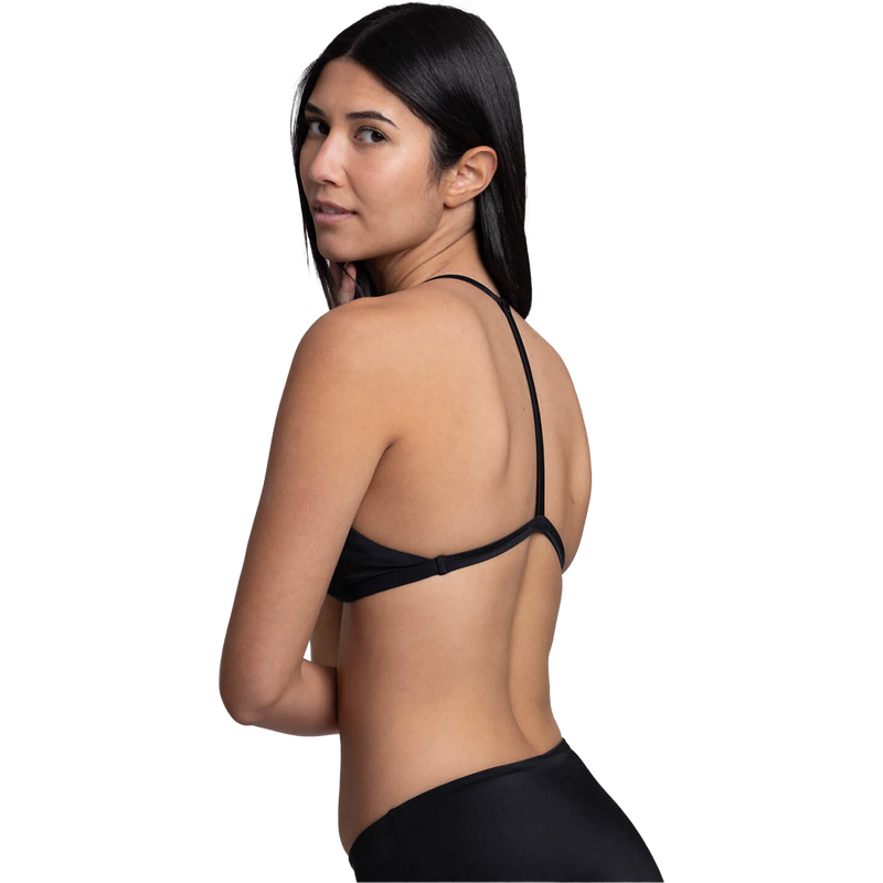 Women's Hailey Bikini Top, Jolyn Women's Hailey Bikini Top in Black back left