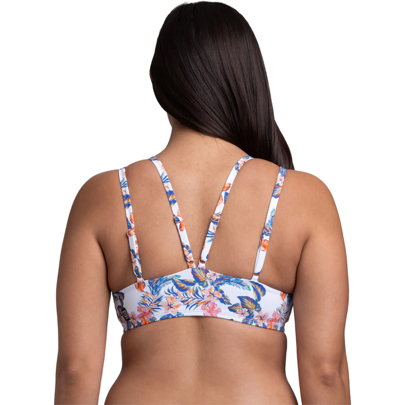 Women's Suzy Bikini Top, Jolyn Women's Suzy Bikini Top in Flora Tiki back