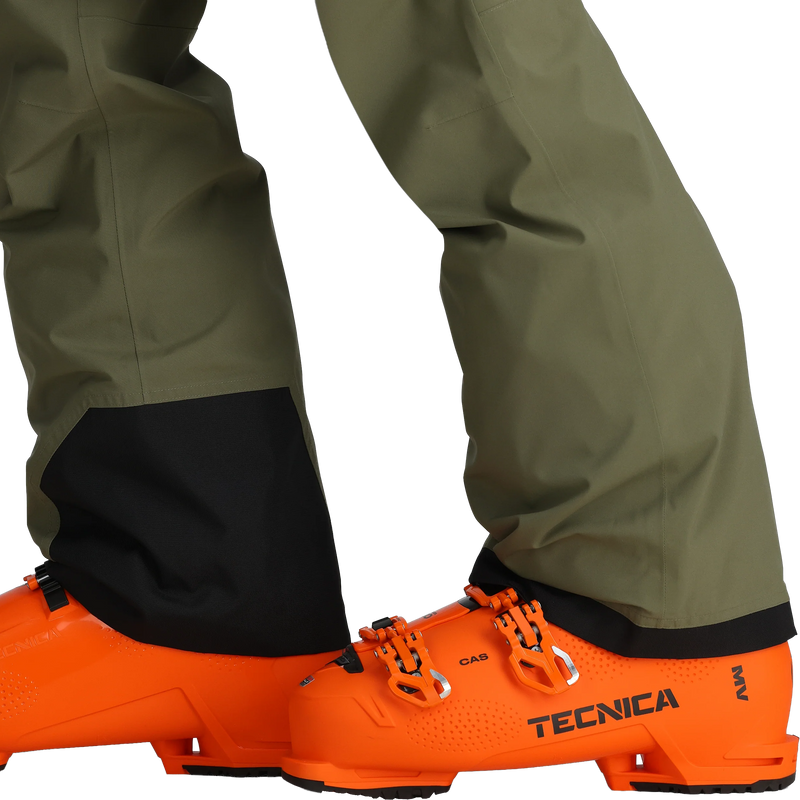 Men's Snowcrew Pants, Outdoor Research Men's Snowcrew Pants in 2288-Ranger Green cuffs