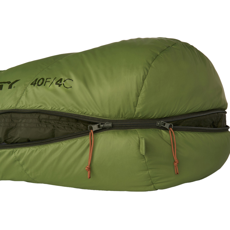 Supernova 40 - Long, Kelty Supernova 40 footbox unzipped