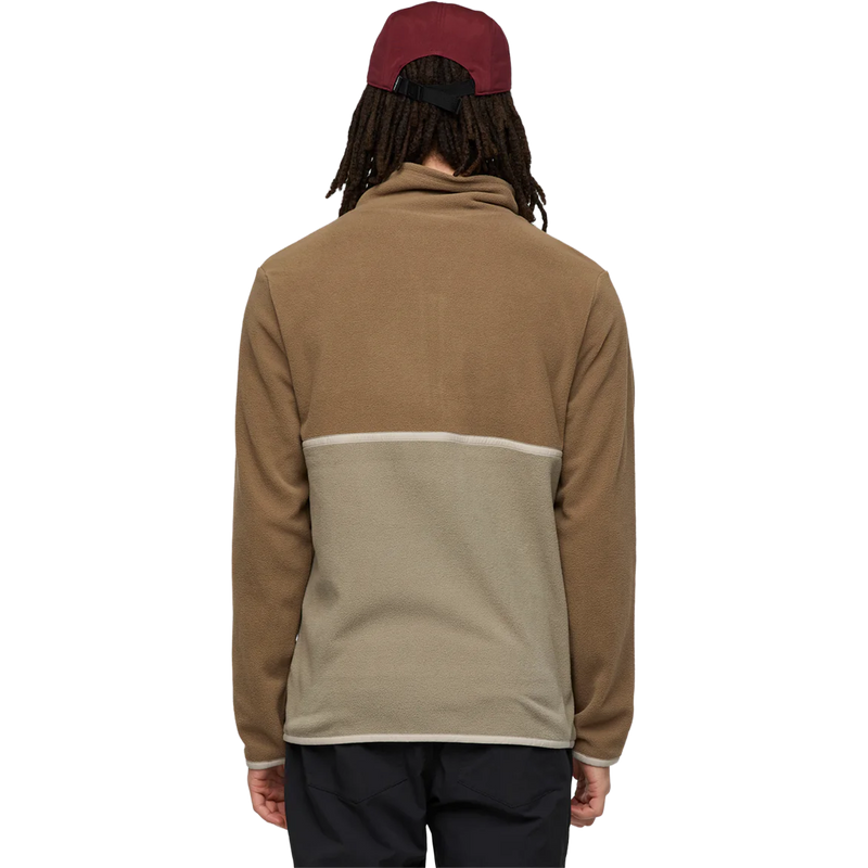 Men's Amado Fleece Pullover, Cotopaxi Men's Amado Fleece Pullover in DNSTN-Dune and Stone back