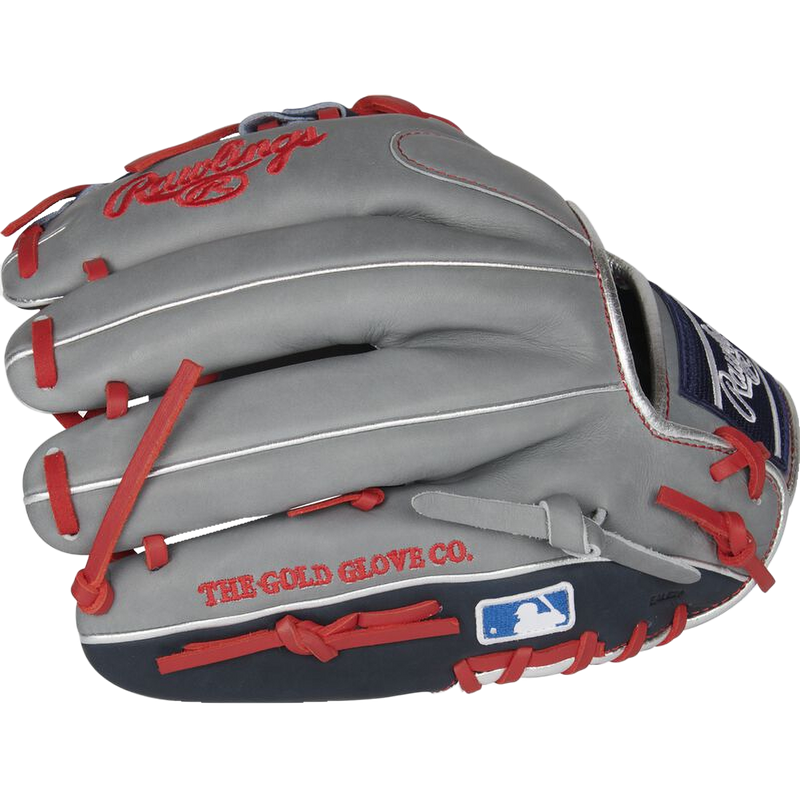 Heart of the Hide R2G Lindor Infield - 11.75" Pro I-Web, Rawlings Heart of the Hide R2G Lindor Infield - 11.75" Pro I-Web in Navy/Gray side profile