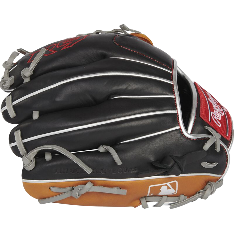 R9 Contour Infield/Pitcher's - 11.5" Trap-Eze Web Left Hand Throw, Rawlings R9 Contour Infield/Pitcher's - 11.5" Trap-Eze Web Left Hand Throw in Black/Tan outside
