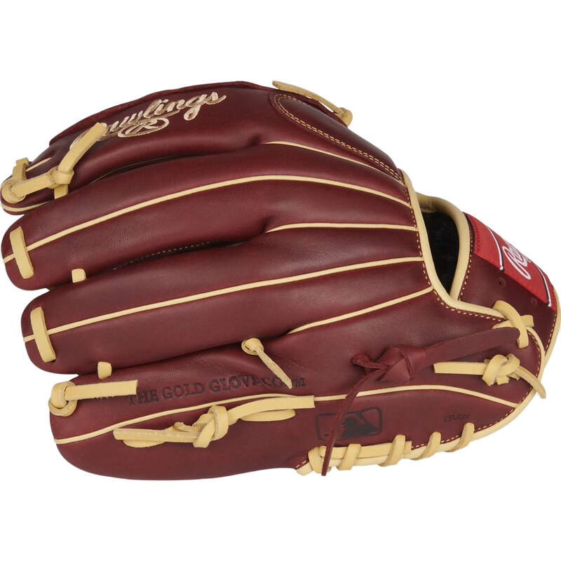 Sandlot Series Infield/Pitcher's - 12" Basket Web, Rawlings Sandlot Series Infield/Pitcher's - 12" Basket Web in Sherry outside