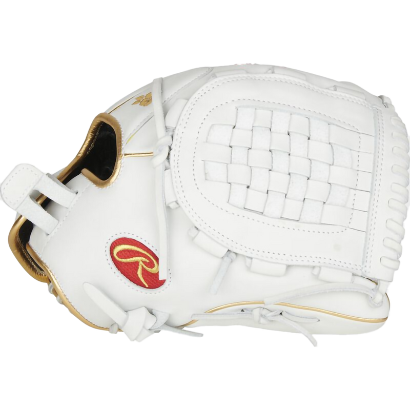 Women's Liberty Advanced Fastpitch Outfield - 12.5" Basket, Rawlings Liberty Advanced Fastpitch OF - 12.5" Basket in White thumb