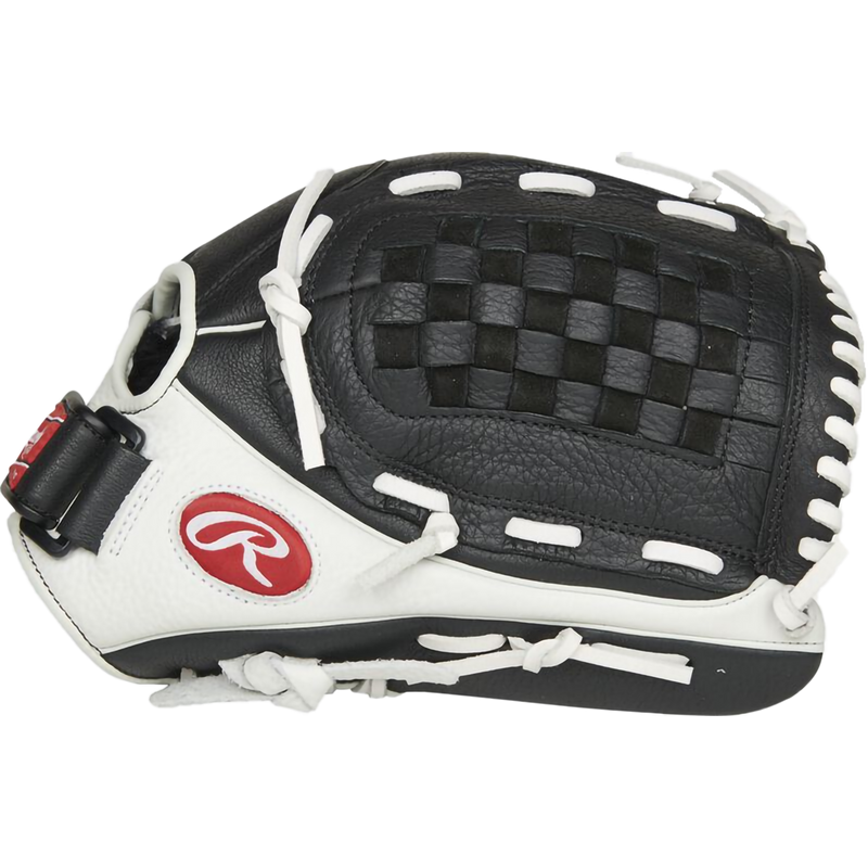 Women's Shut Out Fastpitch Infield - 11.5" Basket Web, Rawlings Shut Out Fastpitch Infield - 11.5" Basket Web in Black/White thumb profile
