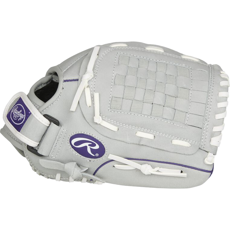 Youth Sure Catch Fast Pitch Infield/Outfield - 12" Basket Web, Rawlings Youth Sure Catch Fast Pitch Outfield - 12" Basket Web right profile