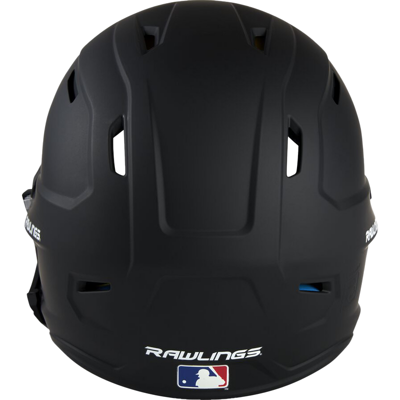 Junior Mach Adjust Helmet, Rawlings Junior Mach Adjust Helmet in black right hand batter back