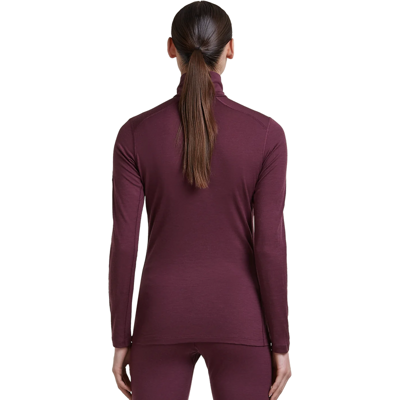 Icebreaker Women's 200 Oasis Long Sleeve 1/2 Zip back