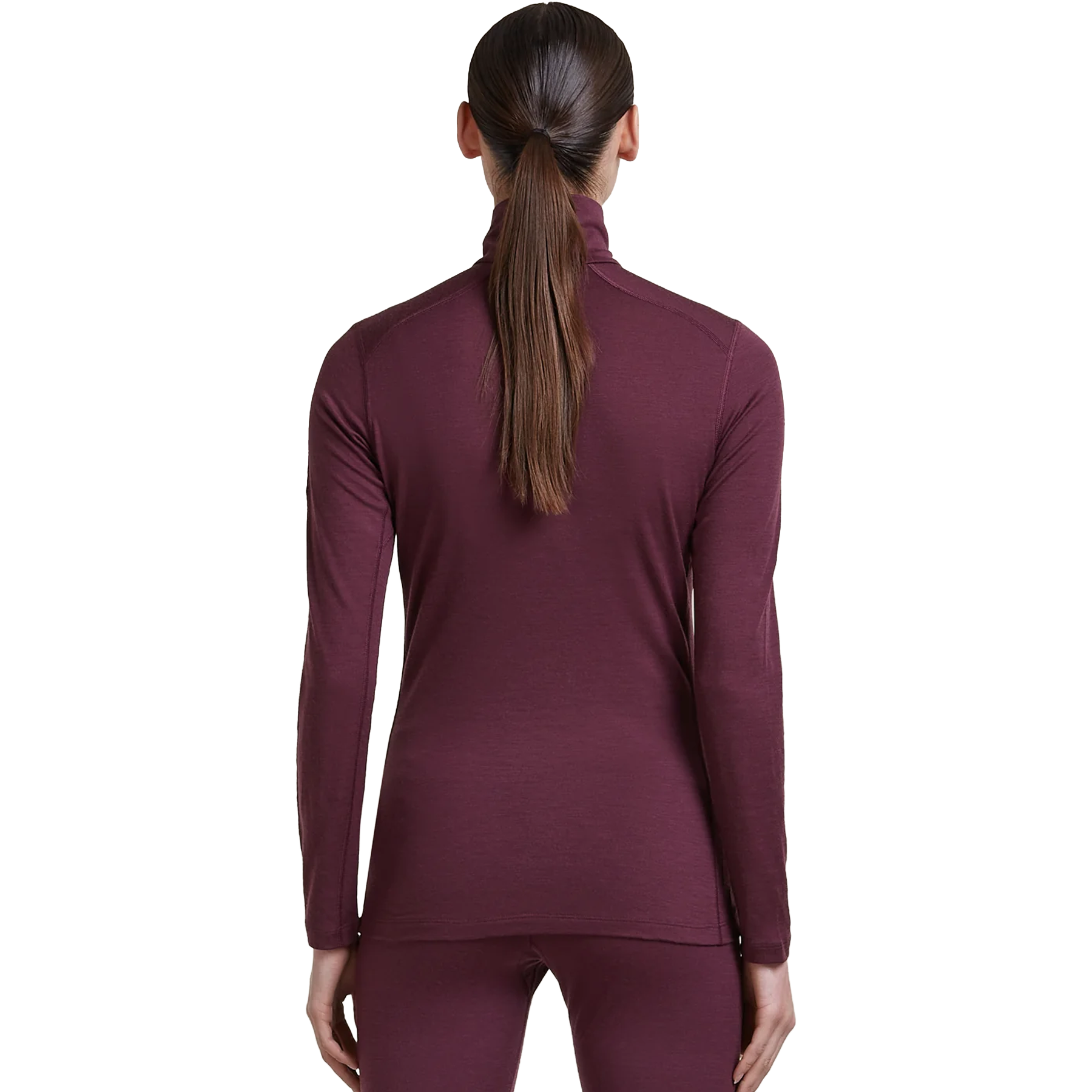 Icebreaker Women's 200 Oasis Long Sleeve 1/2 Zip back