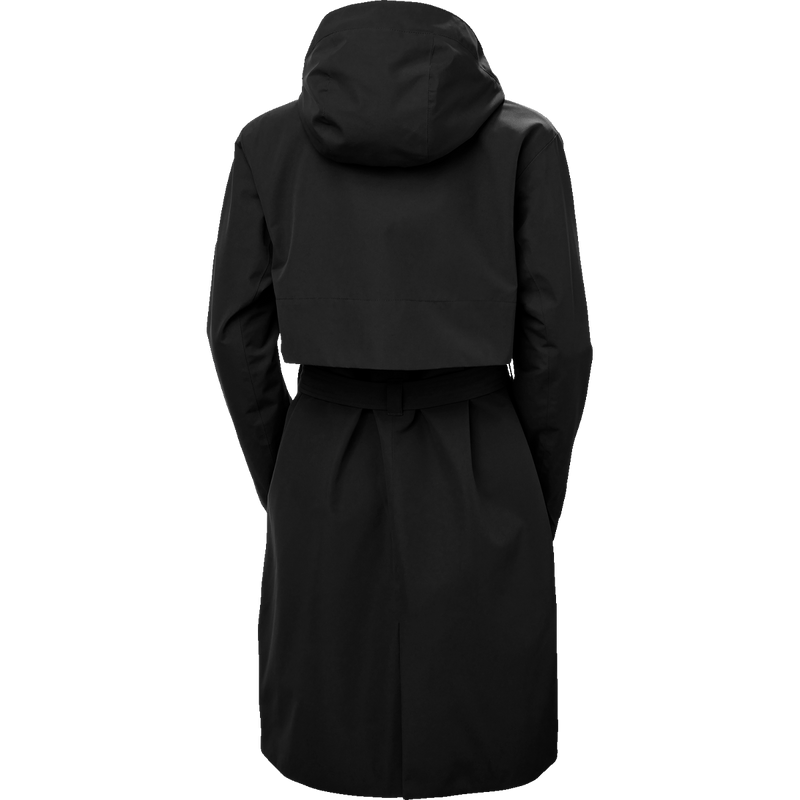 Women's Jane Insulated Trench Coat, Women's Jane Insulated Trench Coat back
