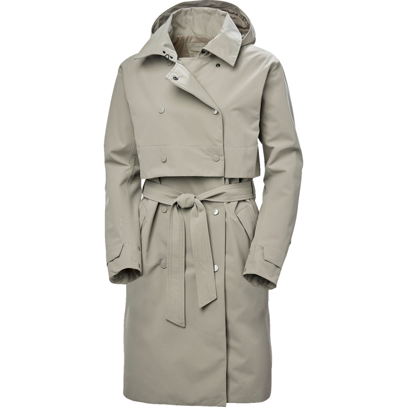Women's Jane Insulated Trench Coat in Terrazzo