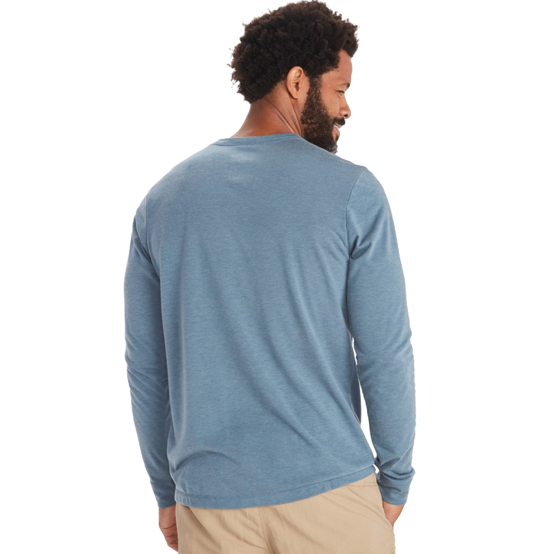 Men's BugsAway Solaro Long Sleeve Sun Shirt, Exofficio Men's BugsAway Solaro Long Sleeve Sun Shirt in Steel Blue