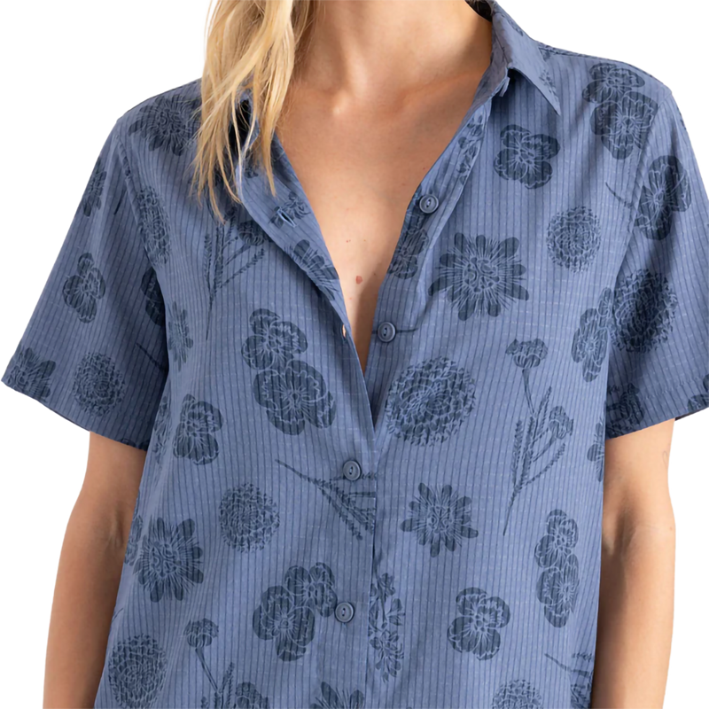 Women's Bless Up Dress, Roark Women's Bless Up Dress in WAI Washed Indigo front