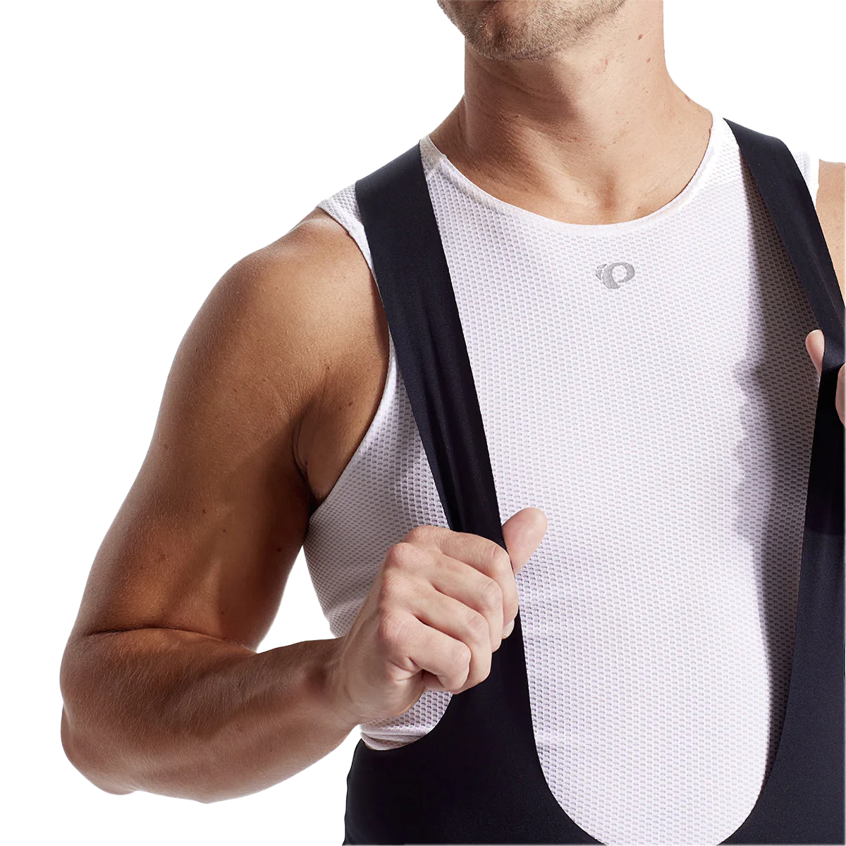 Pearl Izumi Men's Expedition Bib Short in Black suspenders