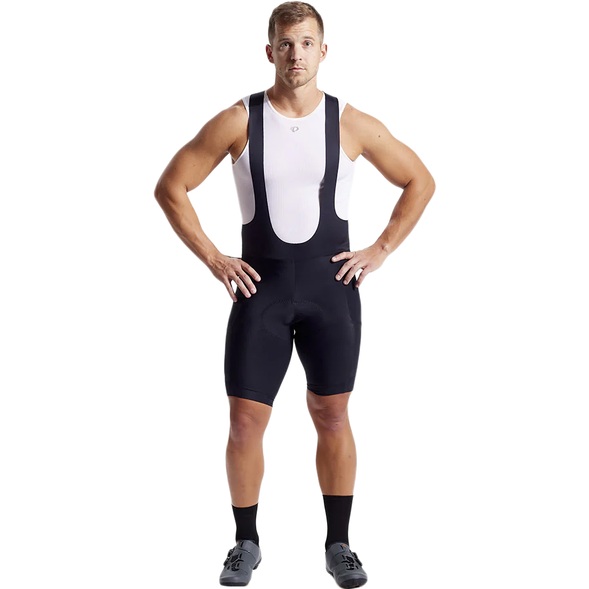 Pearl Izumi Men's Expedition Bib Short in Black front