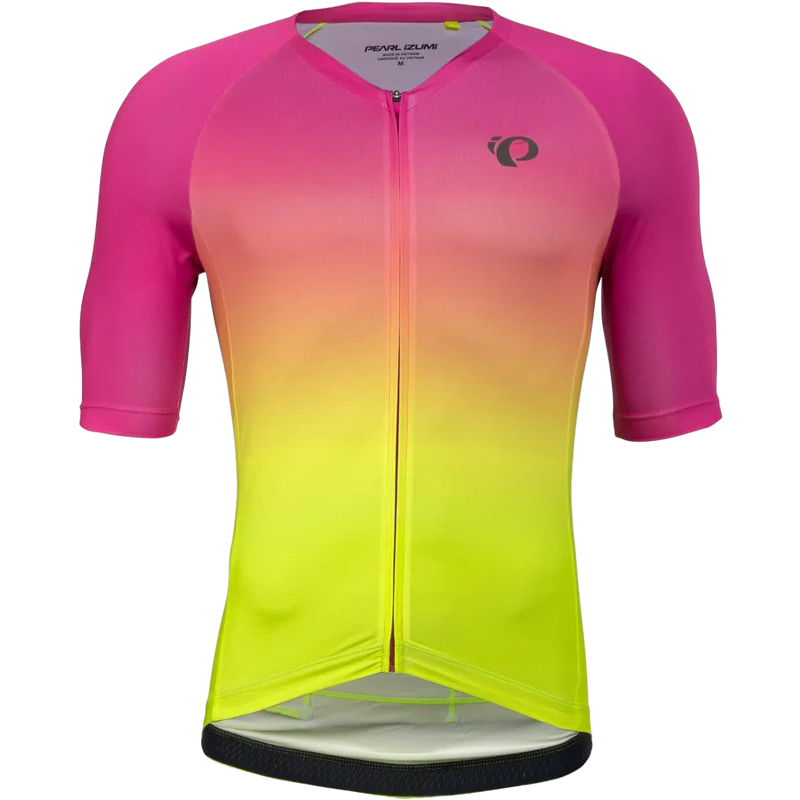 Pearl Izumi Men's Attack Air Jersey in Screaming Yellow Gradient