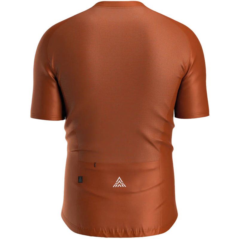 Men's Quartz Short Sleeve Tech Shirt, Adicta Lab Quartz Short Sleeve Tech Shirt in brick back