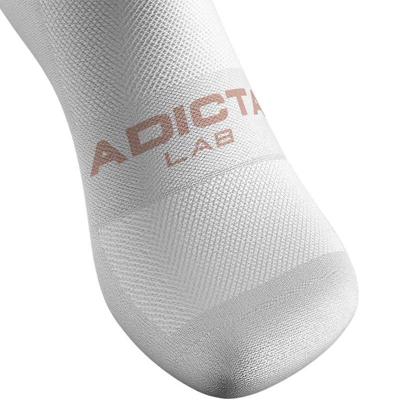 ICHNITE Socks, Adicta Lab ICHNITE Socks in White Peach toe
