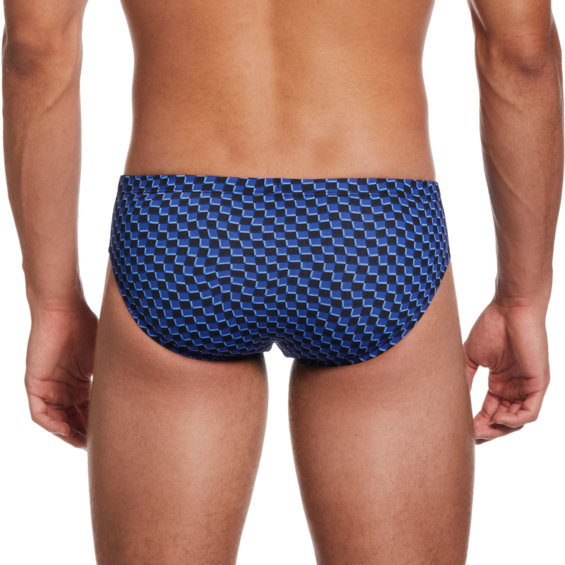 Youth Drippy Check Brief, Nike Swim Youth Drippy Check Brief back