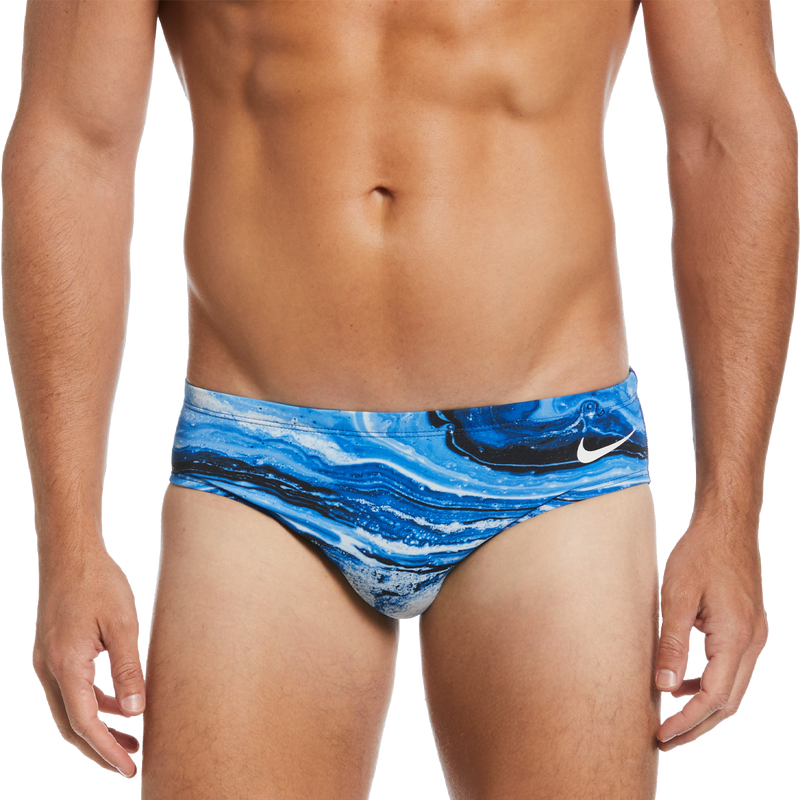 Nike Swim Men's Crystal Wave Brief in Game Royal