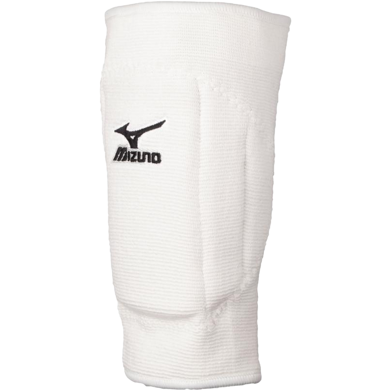 Youth T10 Plus Kneepad, Mizuno Youth T10 Plus Kneepad in White front left