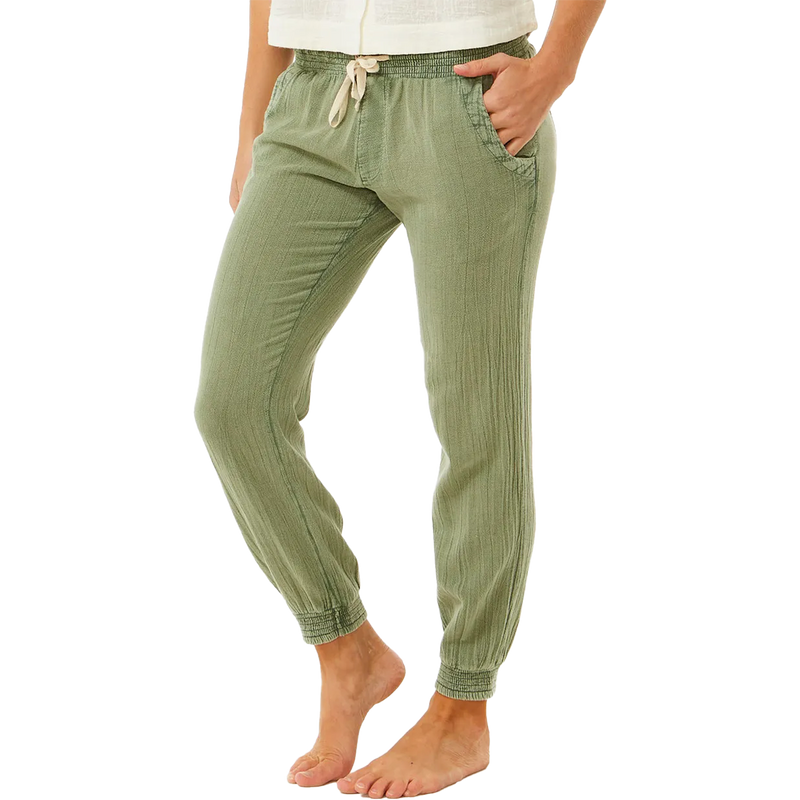 Women's Classic Surf Pant, Rip Curl Women's Classic Surf Pant in Sage front left