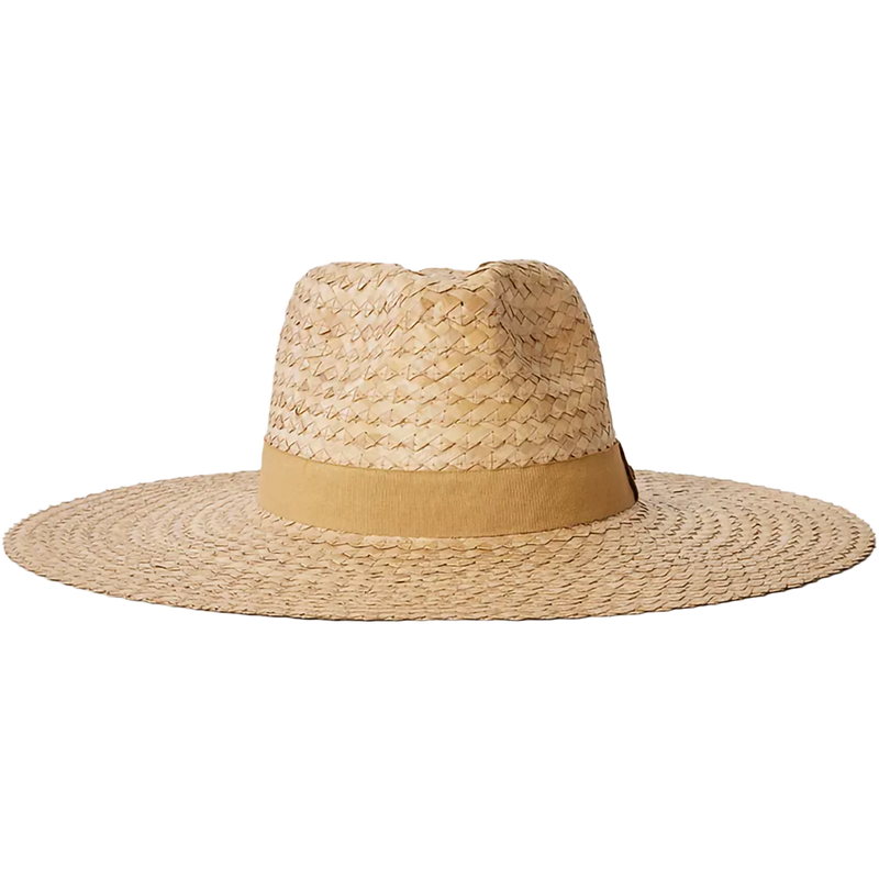 Women's Premium Surf Straw Panama Hat, Rip Curl Women's Premium Surf Straw Panama Hat in Natural front profile