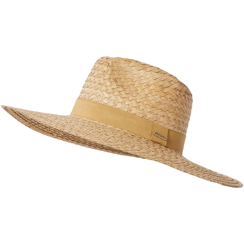 Women's Premium Surf Straw Panama Hat, Rip Curl Women's Premium Surf Straw Panama Hat in Natural