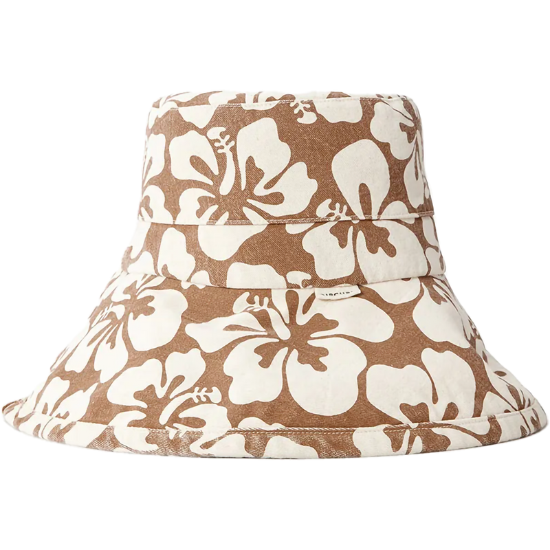 Women's Tres Cool UPF Sun Hat, Rip Curl Women's Tres Cool UPF Sun Hat in Brown/Off White 