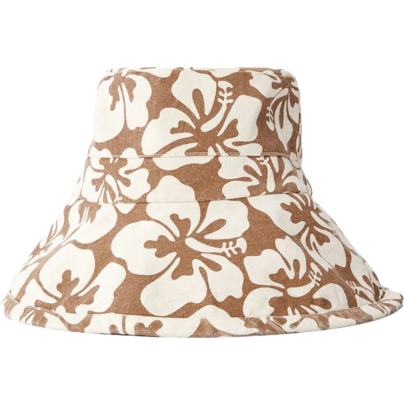 Women's Tres Cool UPF Sun Hat, Rip Curl Women's Tres Cool UPF Sun Hat in Brown/Off White